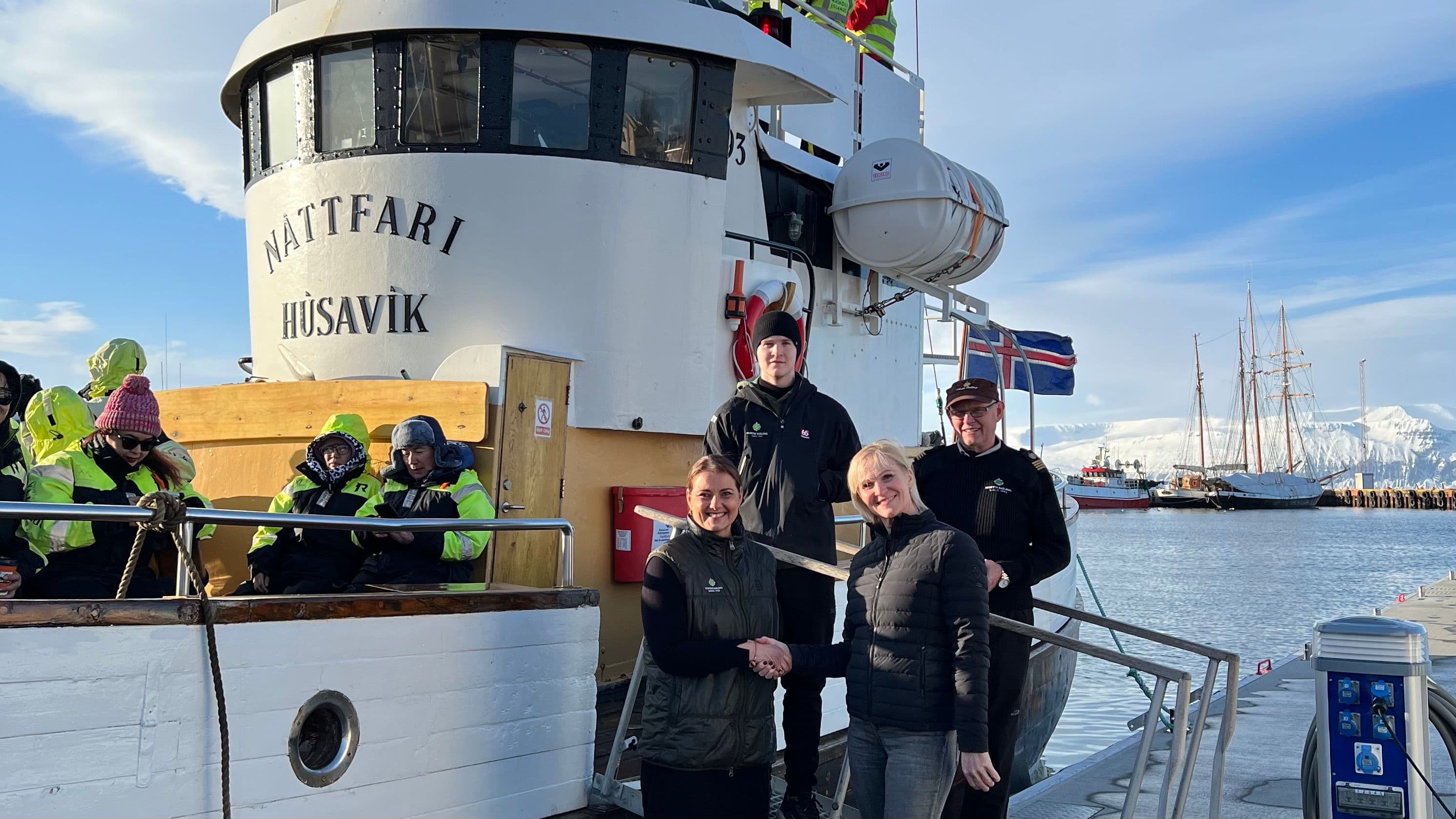 North Sailing the first whale watching company to join Alda - An exciting milestone in whale watching safety in Iceland